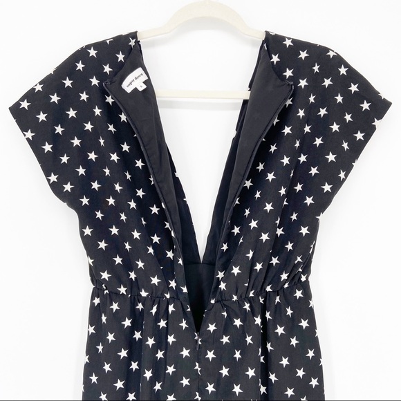 Revolve Super down Klara Deep V Star Print Dress Small - Picture 8 of 8